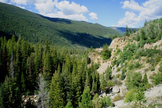 View of Roaring Fork Valley from near the Weller Lake Trailhead