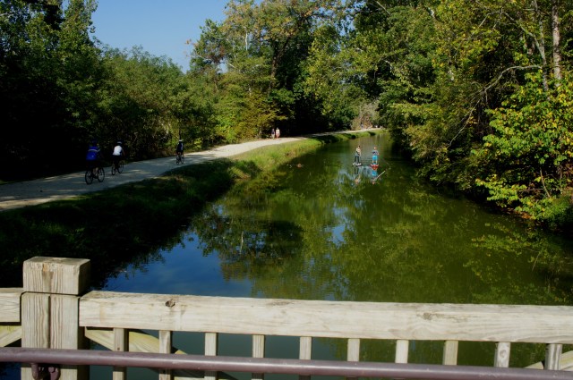 Towpath Trail along the C&O Canal