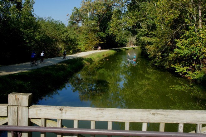 Towpath Trail along the C&O Canal