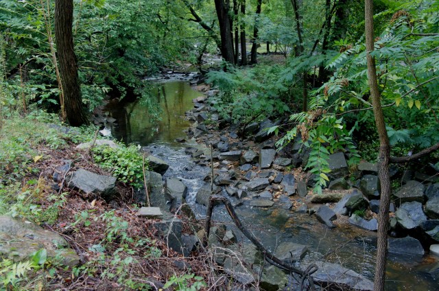 Four Mile Run through Bon Air Park