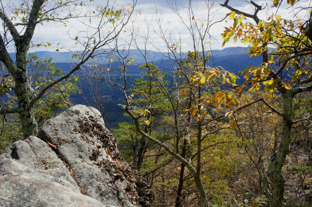 View from the first overlook, Veach Gap Trail