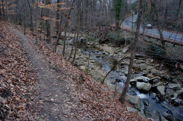 Pimmit Run Trail above Little Pimmit Run