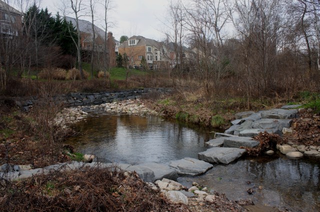Crossing Little Pimmit Run, Pimmit Run Trail